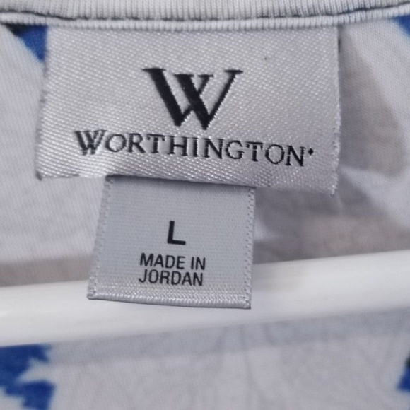 Worthington Sleeveless Draped Neck Top - Picture 2 of 3